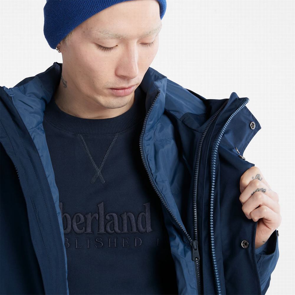 Bundy Parka Timberland Boundary Peak 3-in-1 Fishtail Panske Námornícka Modrá | DE8391504