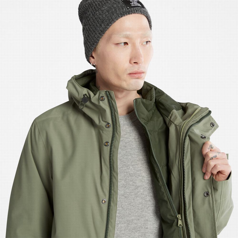 Bundy Parka Timberland Boundary Peak 3-in-1 Fishtail Panske Hnede | JO0618957