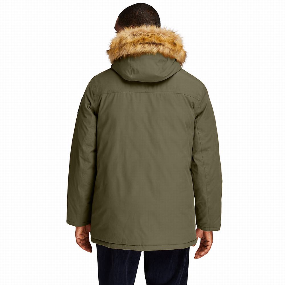 Bundy Parka Timberland Boundary Peak Waterproof Insulated Panske Tmavo Zelene | AI7245603