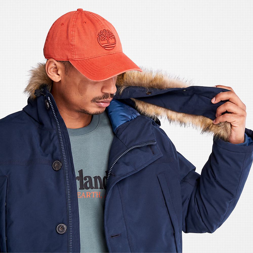 Bundy Parka Timberland Boundary Peak Waterproof Insulated Panske Námornícka Modrá | IF2068571