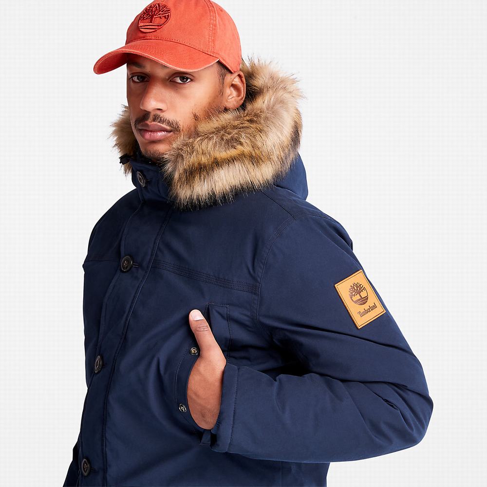 Bundy Parka Timberland Boundary Peak Waterproof Insulated Panske Námornícka Modrá | IF2068571