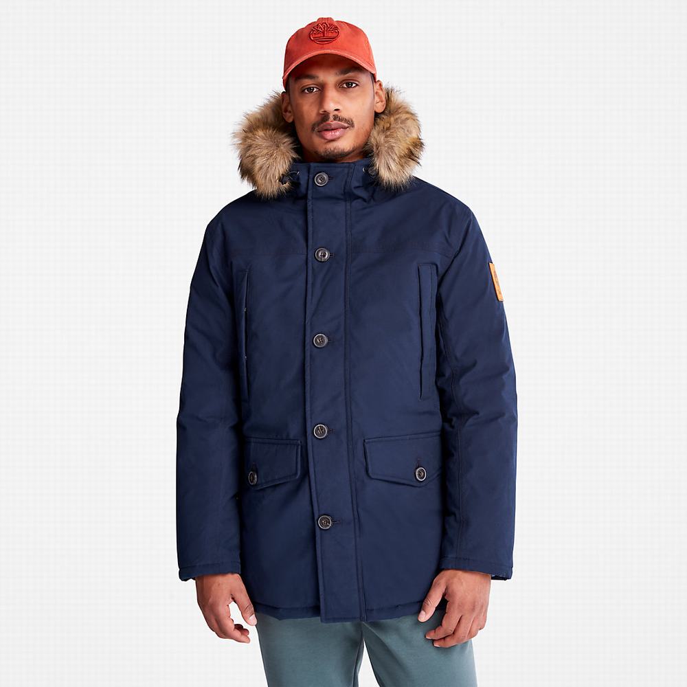 Bundy Parka Timberland Boundary Peak Waterproof Insulated Panske Námornícka Modrá | IF2068571