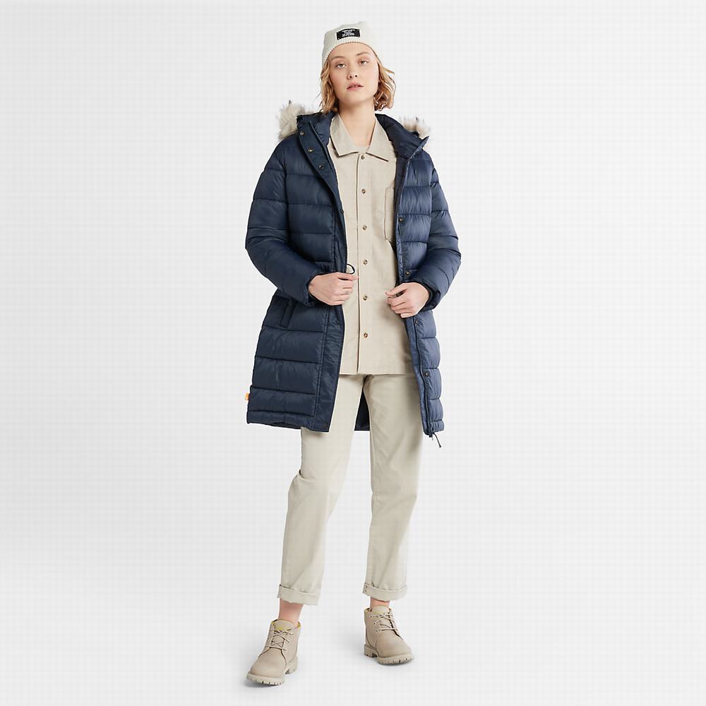 Bundy Parka Timberland Down-Free Damske Námornícka Modrá | RF5234108