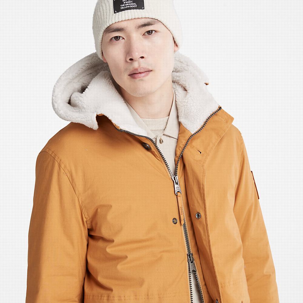 Bundy Parka Timberland Mt. Kelsey Fishtail Panske Svetlo Hnede | JN4238176