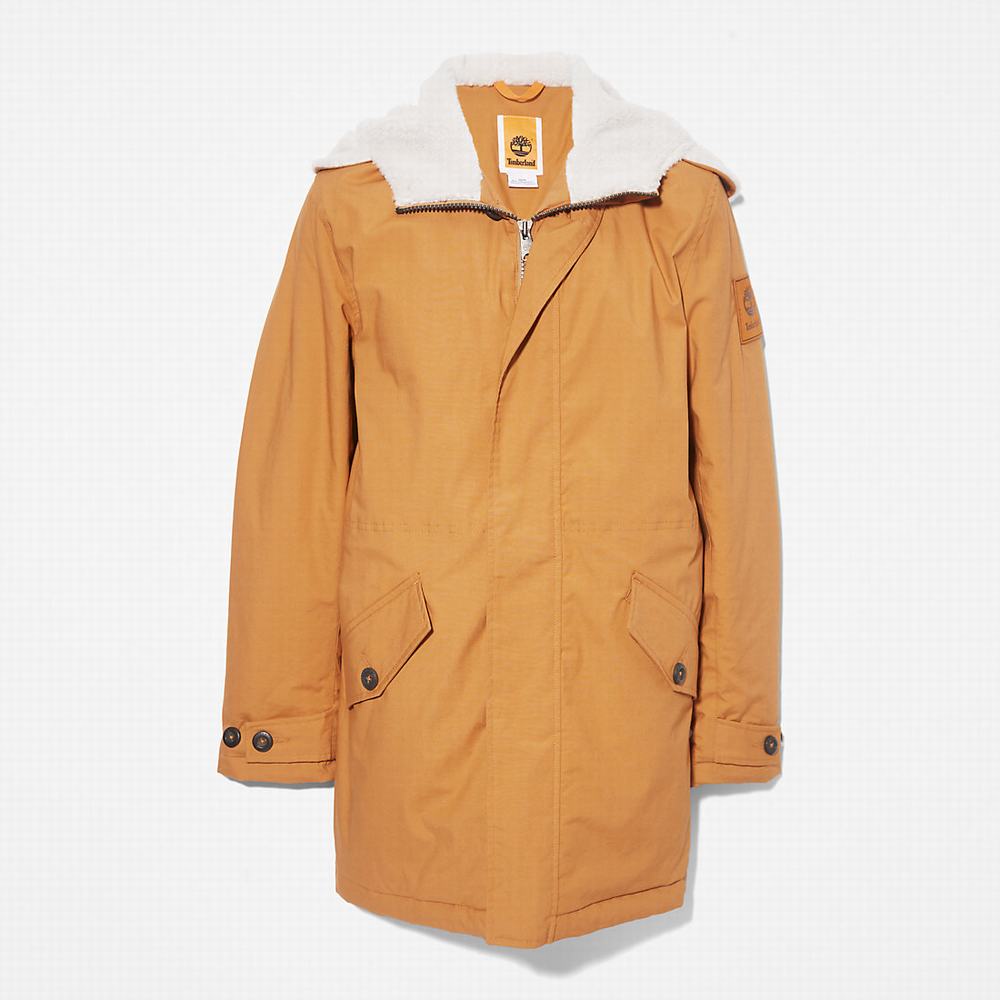 Bundy Parka Timberland Mt. Kelsey Fishtail Panske Svetlo Hnede | JN4238176