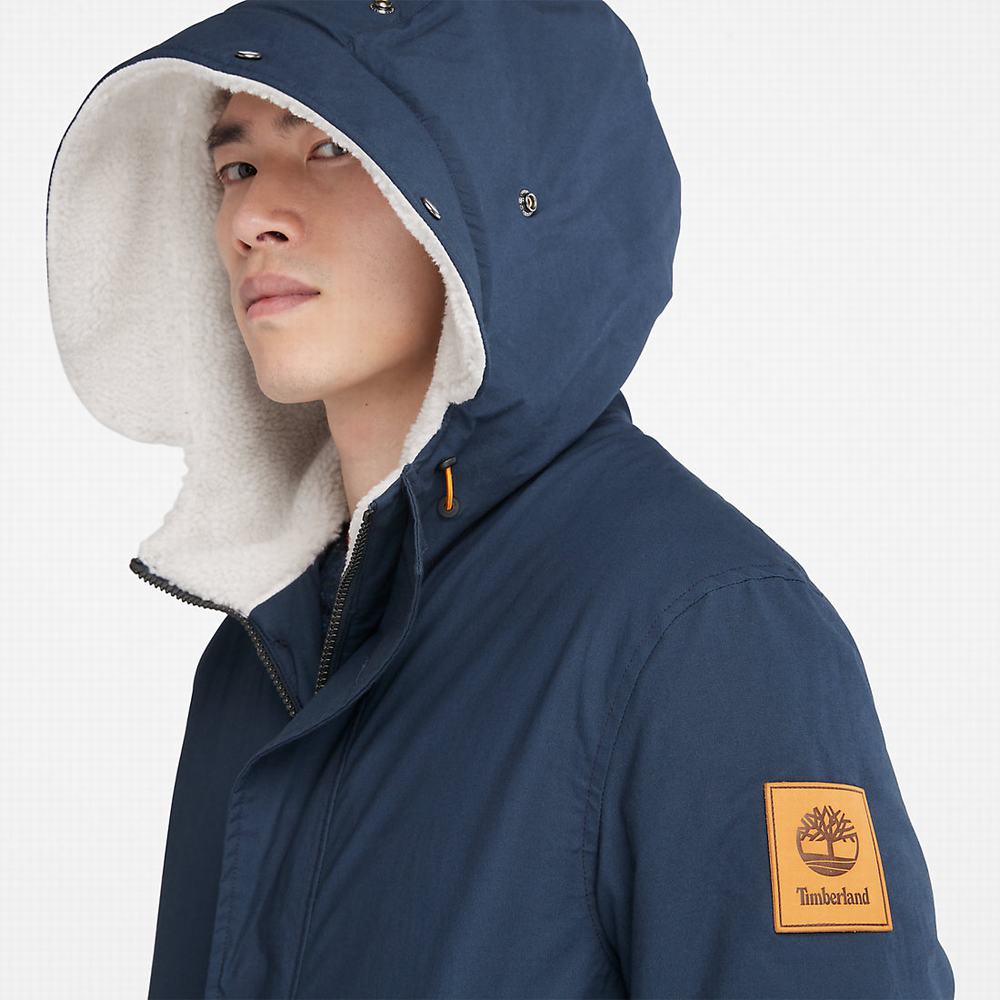 Bundy Parka Timberland Mt. Kelsey Fishtail Panske Námornícka Modrá | NO9123768