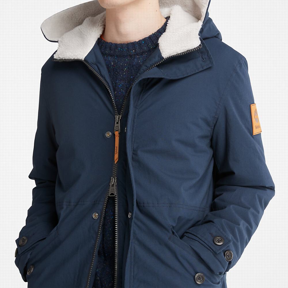 Bundy Parka Timberland Mt. Kelsey Fishtail Panske Námornícka Modrá | NO9123768