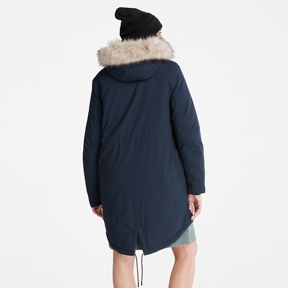 Bundy Parka Timberland Mt. Kelsey Fleece-Podsite Damske Námornícka Modrá | WI7135924