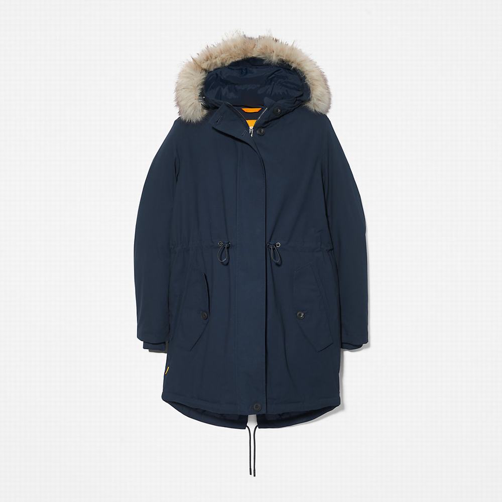 Bundy Parka Timberland Mt. Kelsey Fleece-Podsite Damske Námornícka Modrá | WI7135924