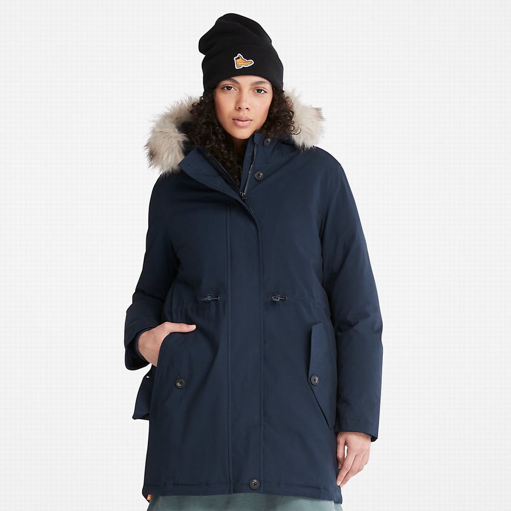 Bundy Parka Timberland Mt. Kelsey Fleece-Podsite Damske Námornícka Modrá | WI7135924