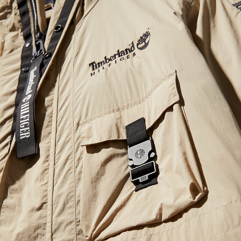 Bundy Parka Timberland Tommy Hilfiger x Timberland® Re-imagined Reversible Cargo Panske Béžové | EZ0298613