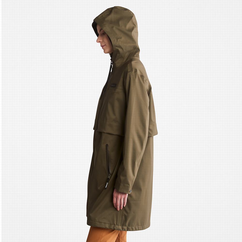 Bundy Parka Timberland Waterproof Mid-length Damske Tmavo Zelene | SF4305182