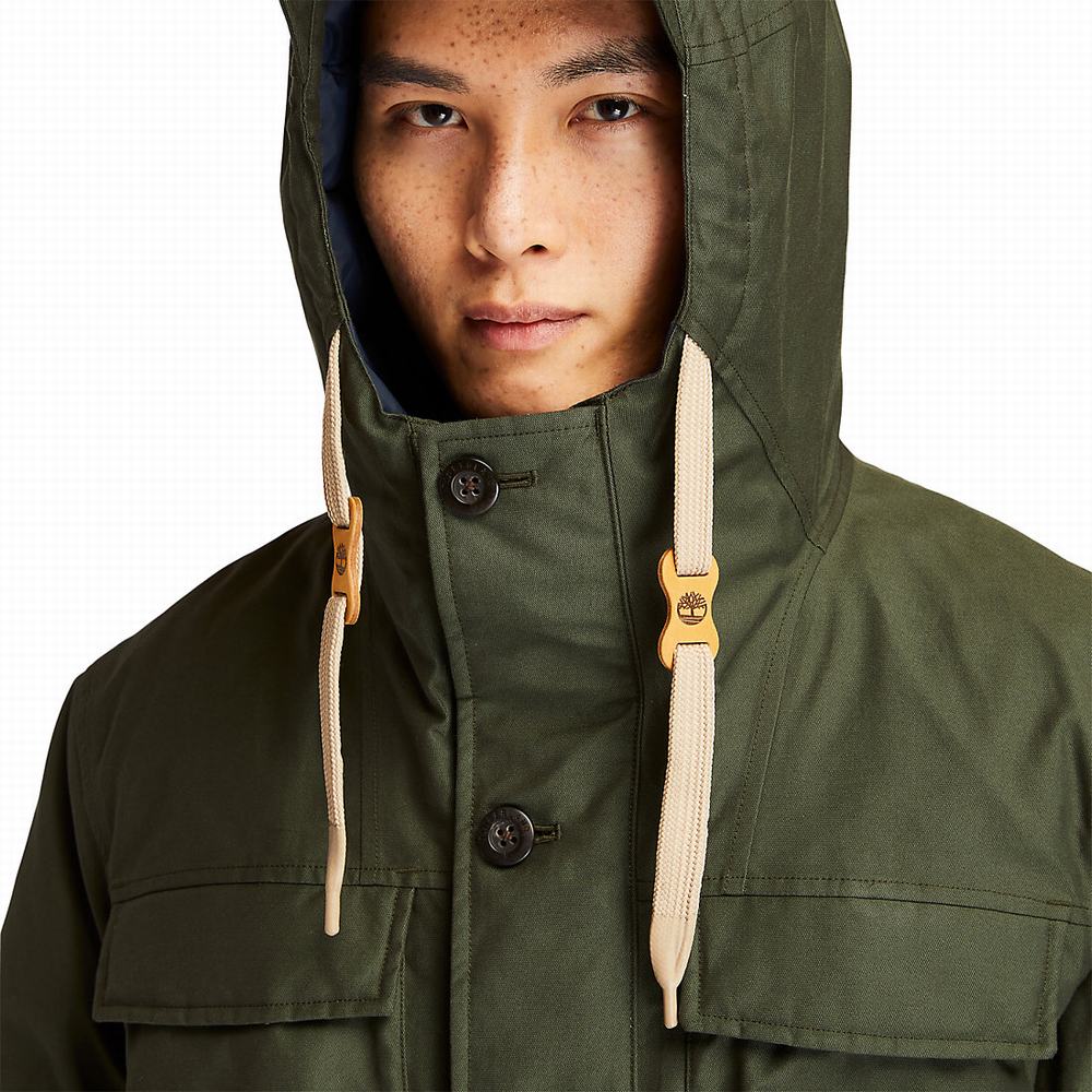 Bundy Parka Timberland Wilmington DryVent™ Field Panske Tmavo Zelene | TW2409831