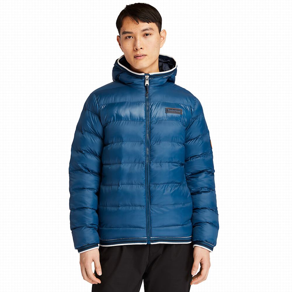 Bundy Timberland Garfield S Kapucňou Puffer Panske Modre | GS1290675