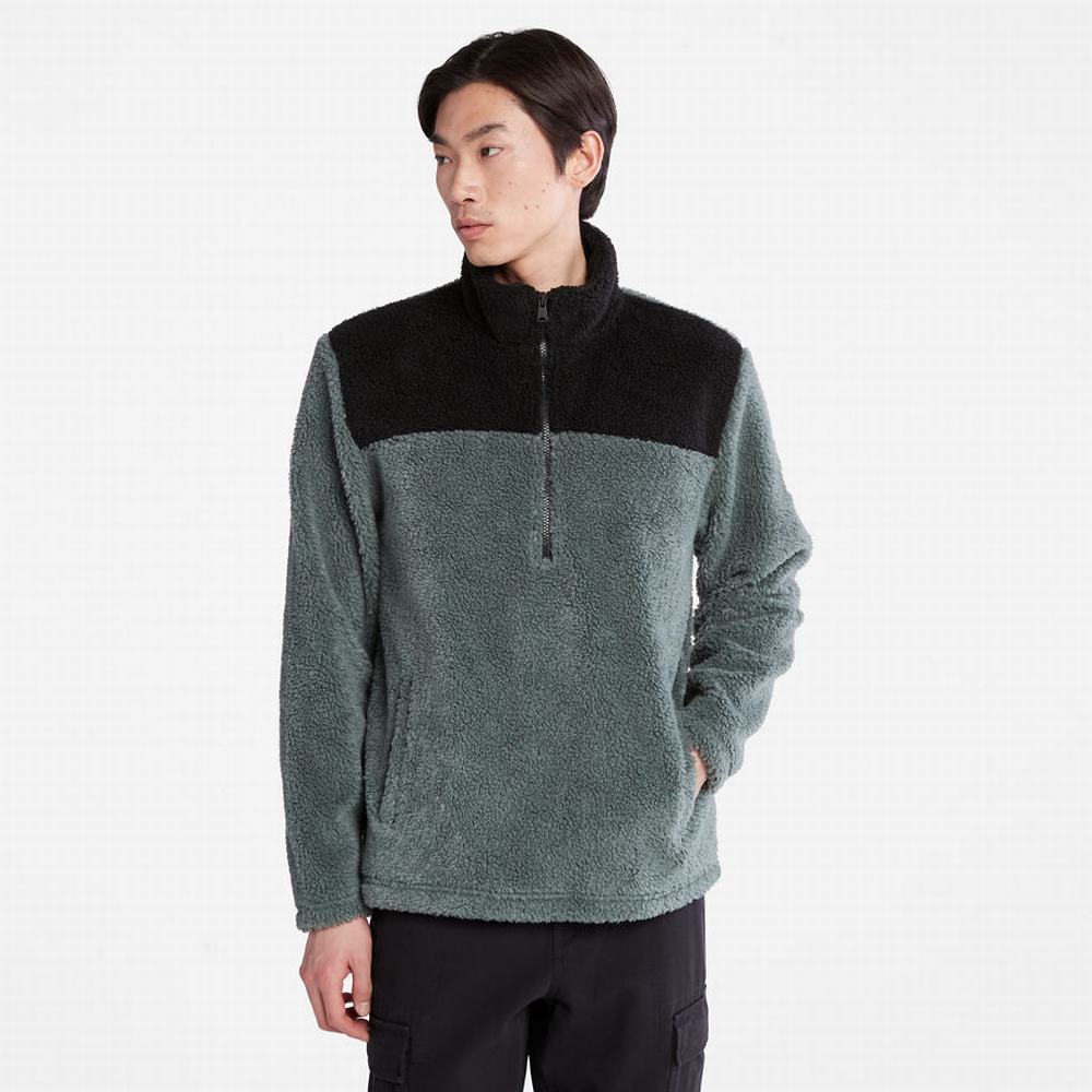 Bundy Timberland Half-zip Fleece Panske Zelene | IA9158407