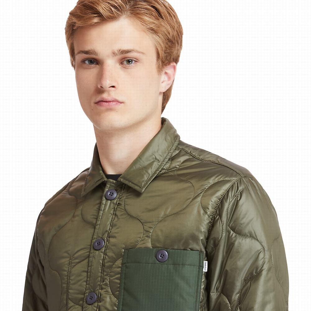 Bundy Timberland Insulated Overshirt Panske Zelene | UE2361507