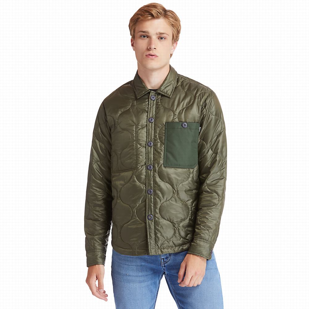 Bundy Timberland Insulated Overshirt Panske Zelene | UE2361507