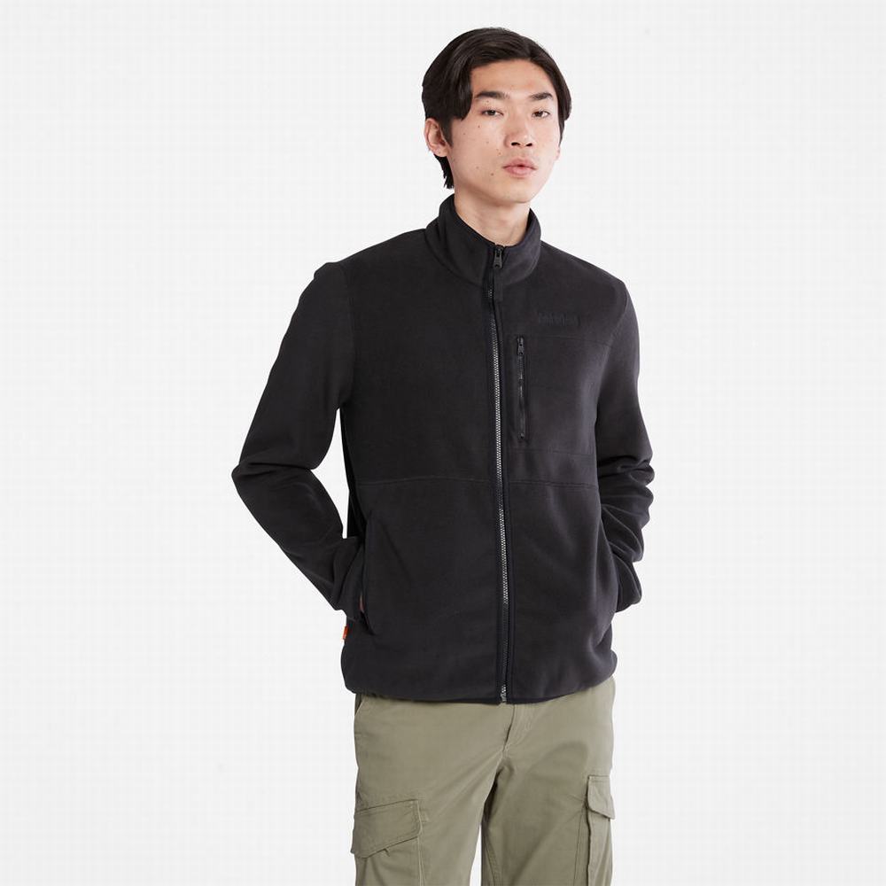 Bundy Timberland Mount Willard Zip Fleece Panske Čierne | KA4170569