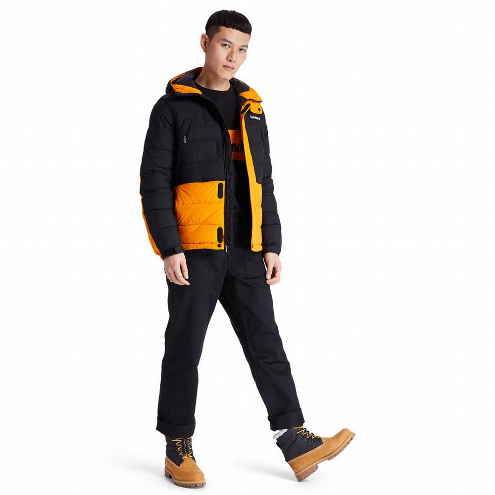 Bundy Timberland Outdoor Archive Puffer Panske Čierne Oranžové | TF7146598