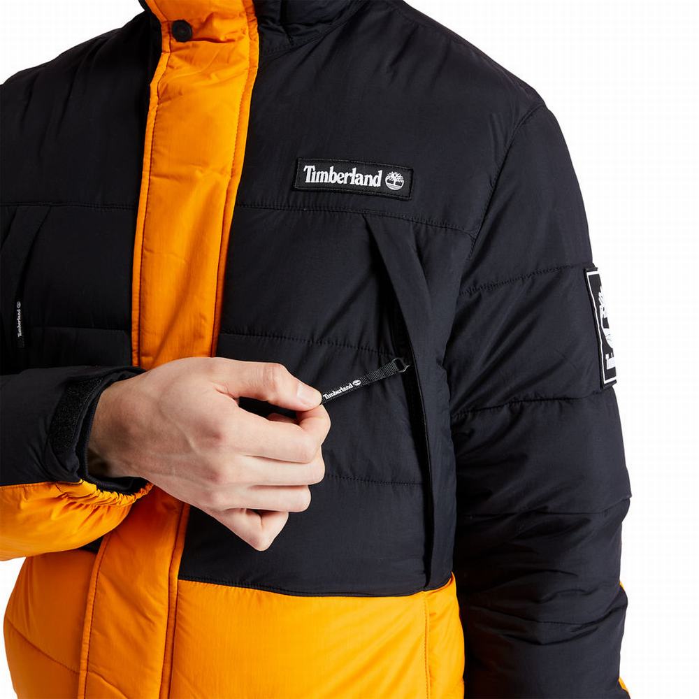 Bundy Timberland Outdoor Archive Puffer Panske Čierne Oranžové | TF7146598