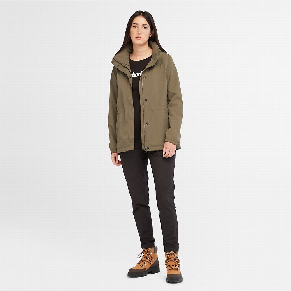 Bundy Timberland Podsite Raincoat Damske Zelene | VO1297305