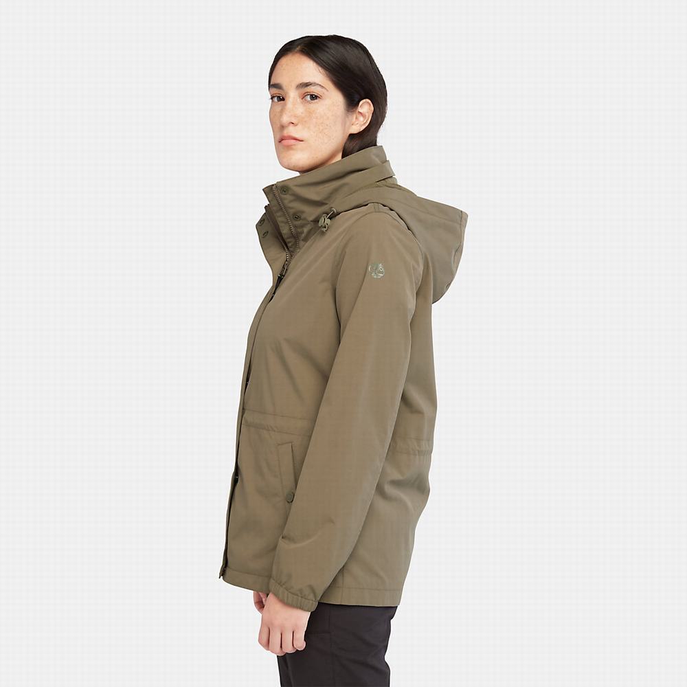 Bundy Timberland Podsite Raincoat Damske Zelene | VO1297305