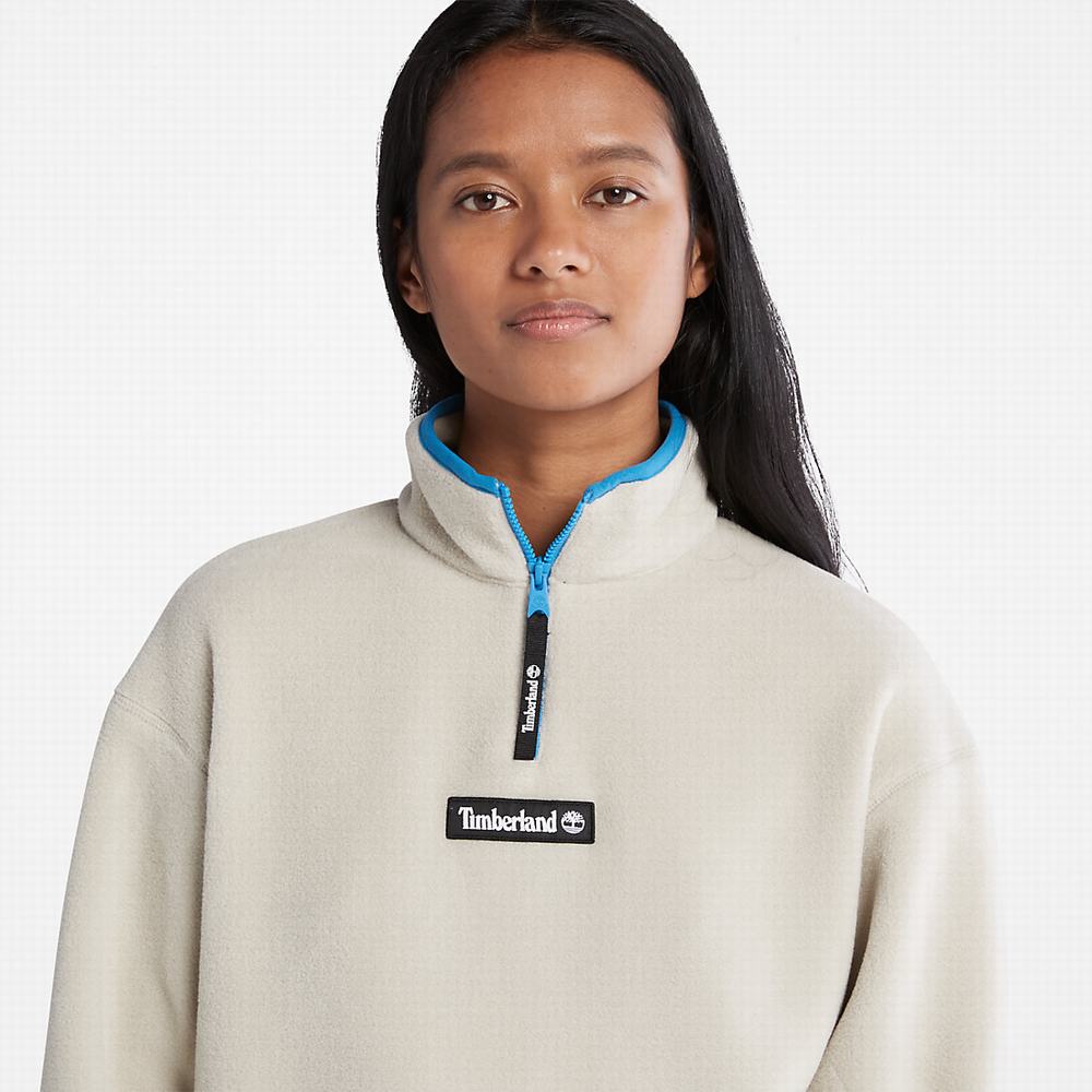 Bundy Timberland Polartec® Funnel-neck Fleece Damske Béžové | QM7406325