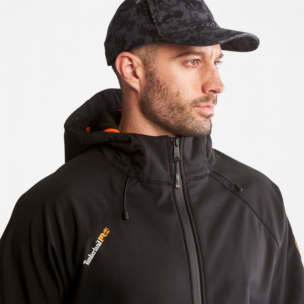 Bundy Timberland Powerzip S Kapucňou Softshell Panske Čierne | ZG3726958