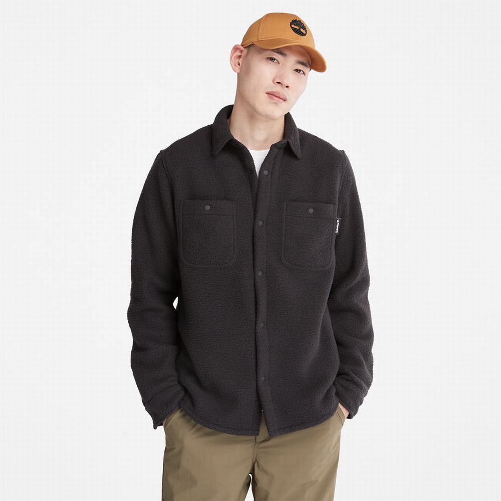 Bundy Timberland Progressive Utility Fleece-collar Overshirt Panske Čierne | VH6579312