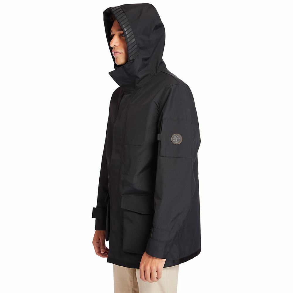 Bundy Timberland Reversible Commuter Overcoat Panske Čierne | ZA7163582