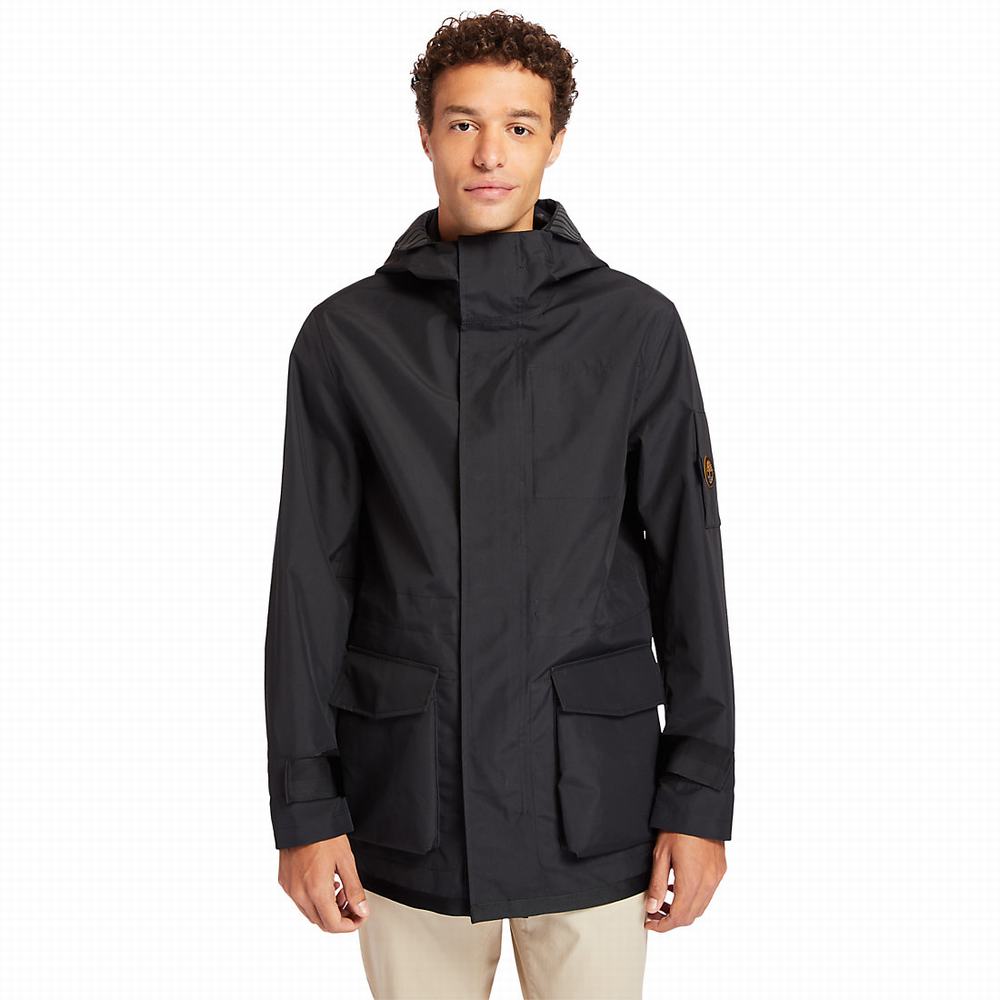 Bundy Timberland Reversible Commuter Overcoat Panske Čierne | ZA7163582