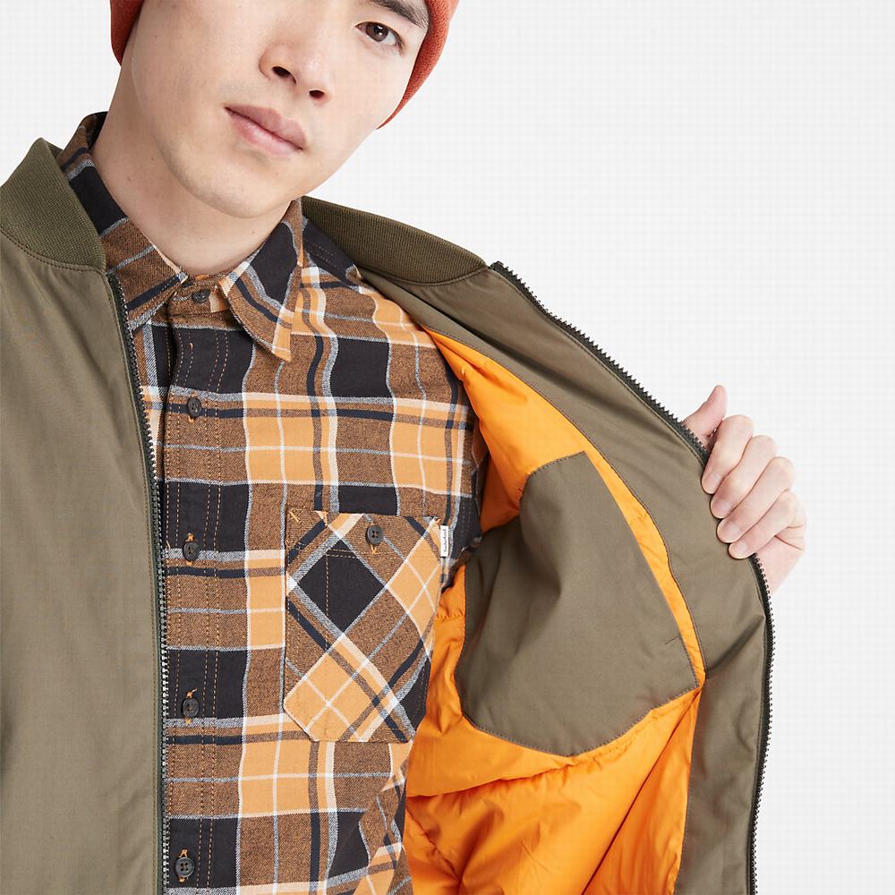 Bundy Timberland Thermarange™ Eco-Insulation Bomber Panske Zelene | PA5234891