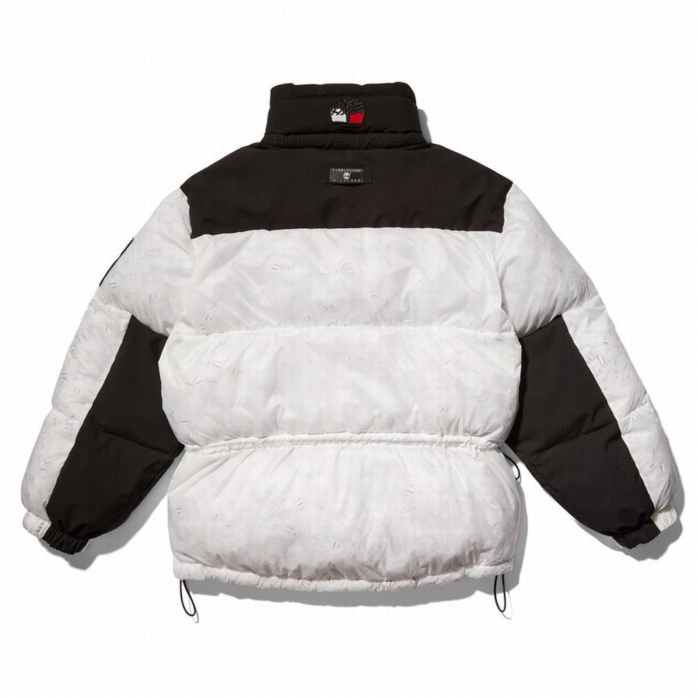 Bundy Timberland Tommy Hilfiger x Timberland® Re-imagined Transparent Puffer Jacke Panske Biele | HB7528146