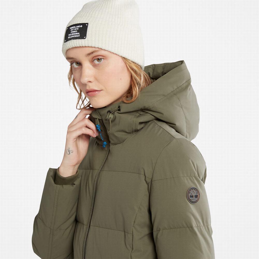 Bundy Timberland Warm Prešívané Damske Zelene | DH0723465