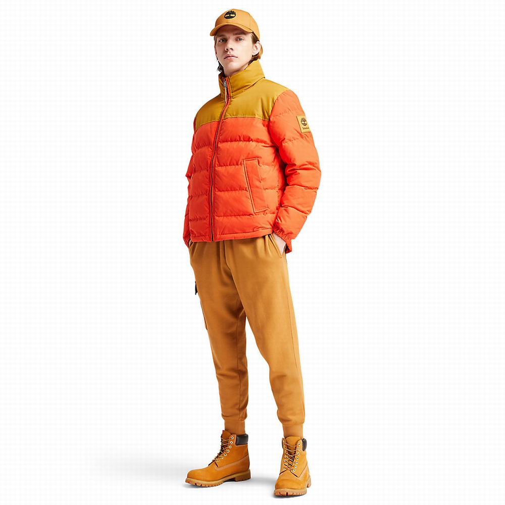 Bundy Timberland Welch Mountain Puffer Panske Oranžové | UD4759621