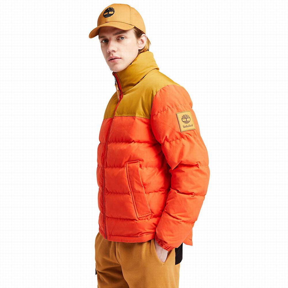 Bundy Timberland Welch Mountain Puffer Panske Oranžové | UD4759621