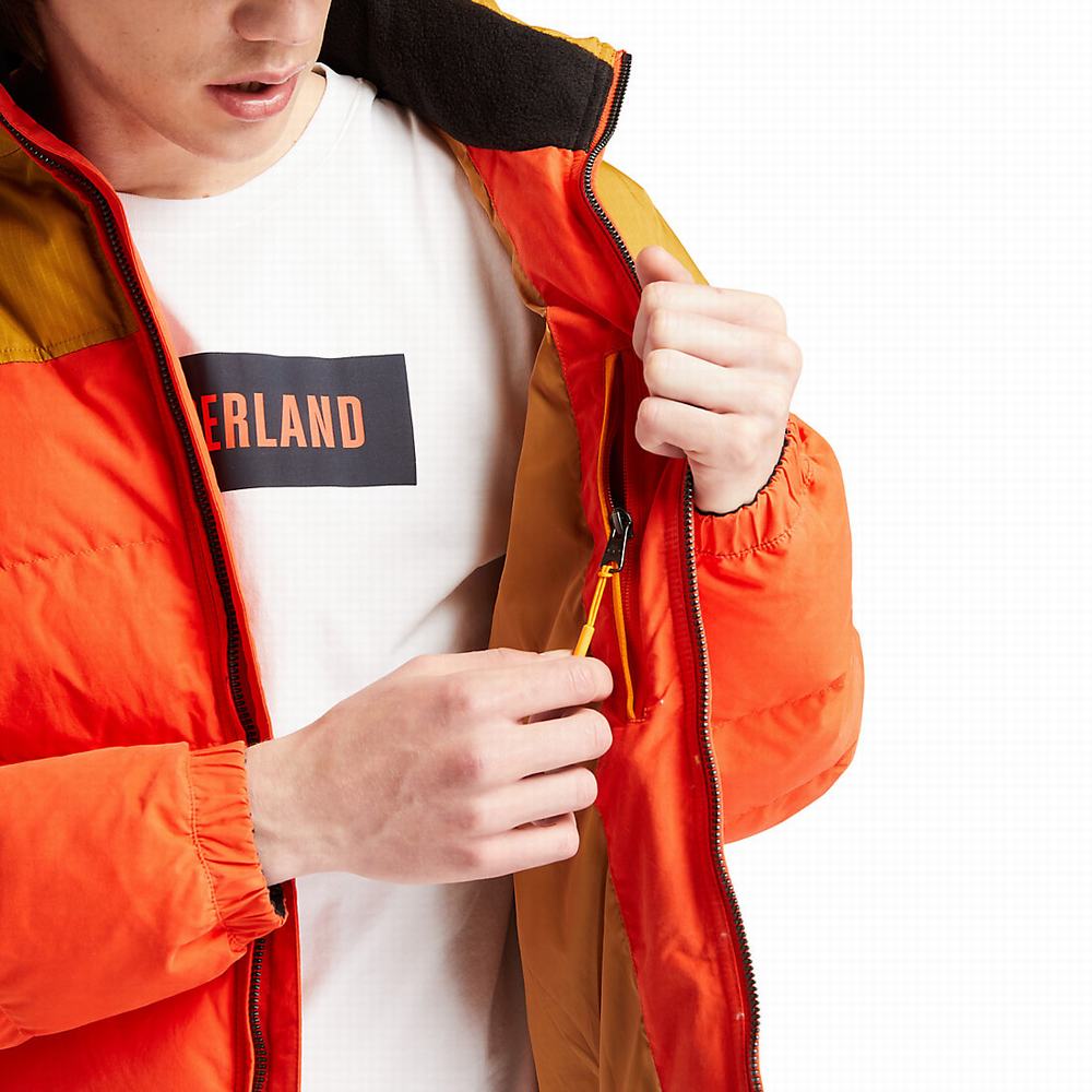 Bundy Timberland Welch Mountain Puffer Panske Oranžové | UD4759621