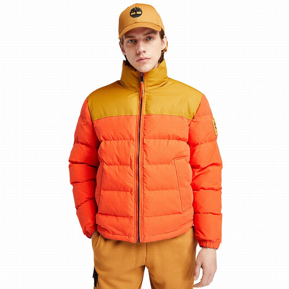 Bundy Timberland Welch Mountain Puffer Panske Oranžové | UD4759621