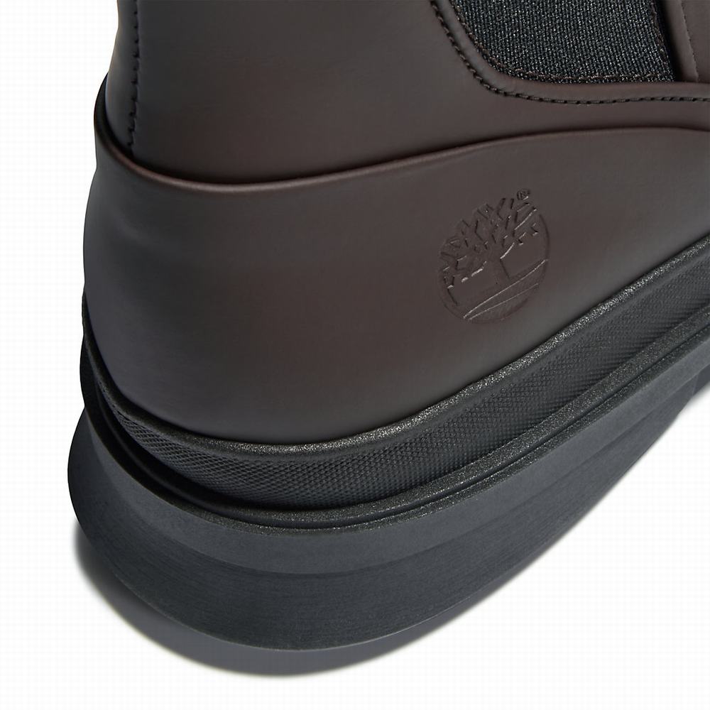 Chelsea Cizmy Timberland CC Boulevard Panske Tmavo Hnede | YS0324158