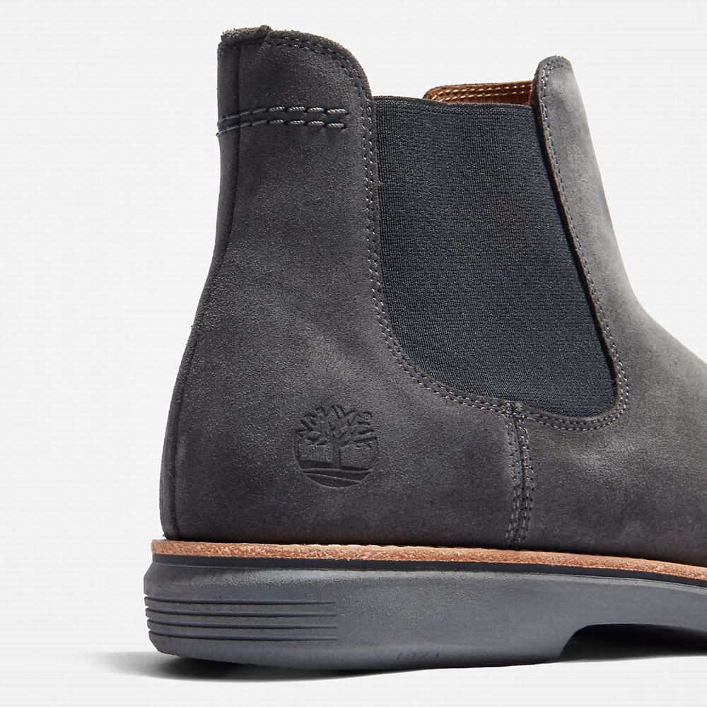 Chelsea Cizmy Timberland City Groove Panske Tmavo Siva | IW1643278