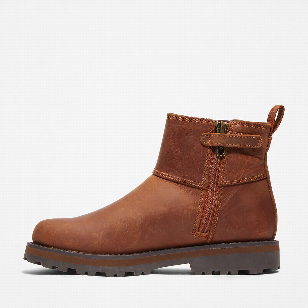 Chelsea Cizmy Timberland Courma Detske Hnede | QX5491027