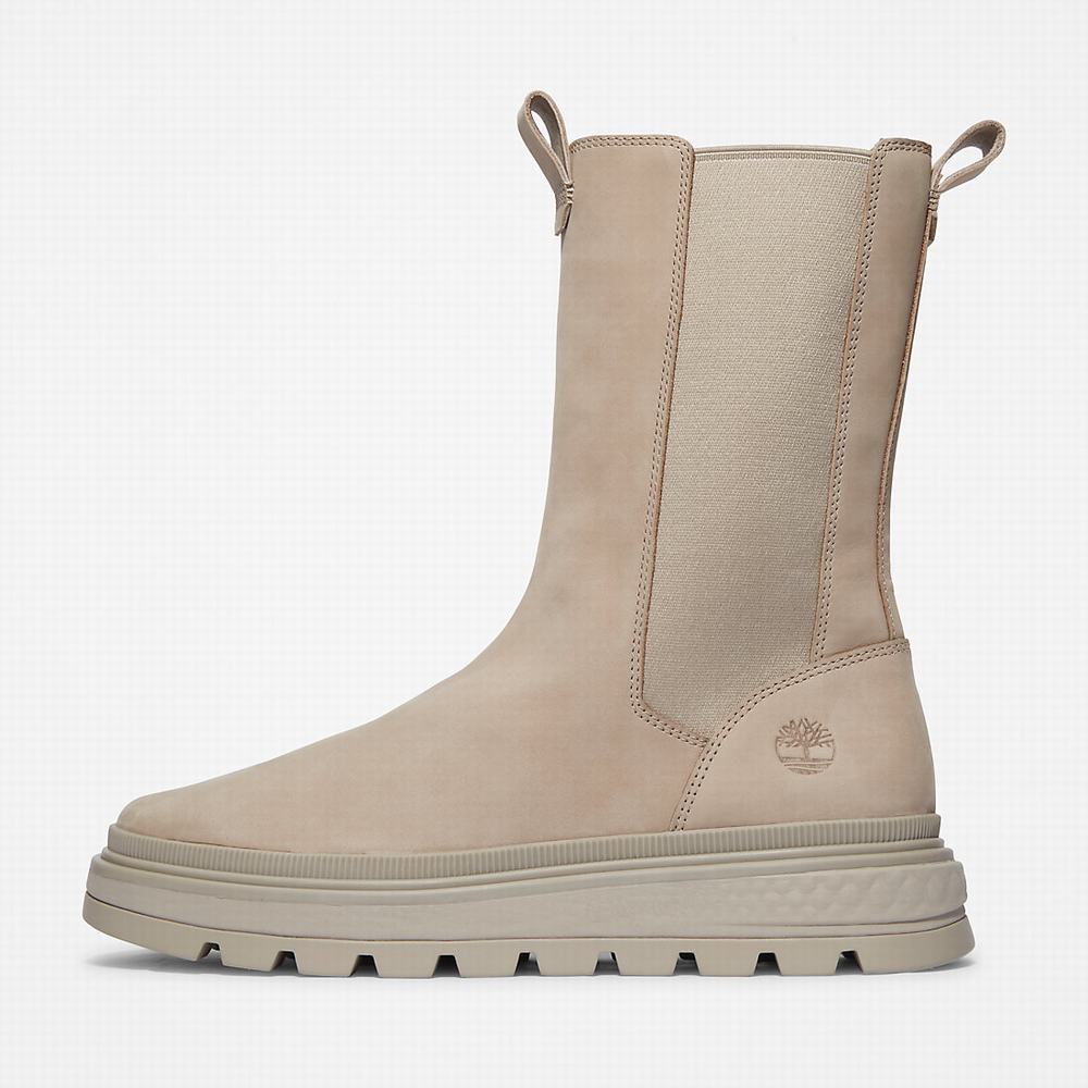 Chelsea Cizmy Timberland Ray City GreenStride™ Combat Damske Béžové | OW4856130