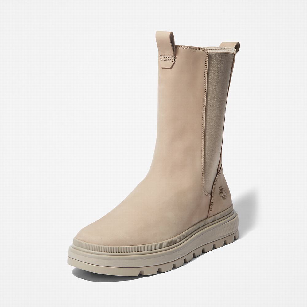 Chelsea Cizmy Timberland Ray City GreenStride™ Combat Damske Béžové | OW4856130