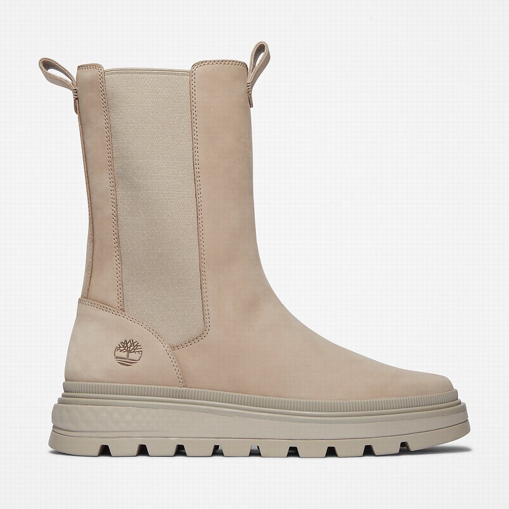 Chelsea Cizmy Timberland Ray City GreenStride™ Combat Damske Béžové | OW4856130