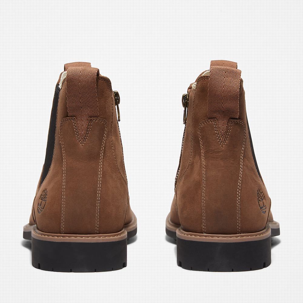 Chelsea Cizmy Timberland Stormbucks Panske Svetlo Hnede | NA9270153