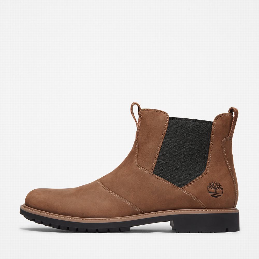 Chelsea Cizmy Timberland Stormbucks Panske Svetlo Hnede | NA9270153