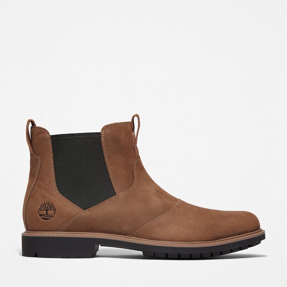 Chelsea Cizmy Timberland Stormbucks Panske Svetlo Hnede | NA9270153