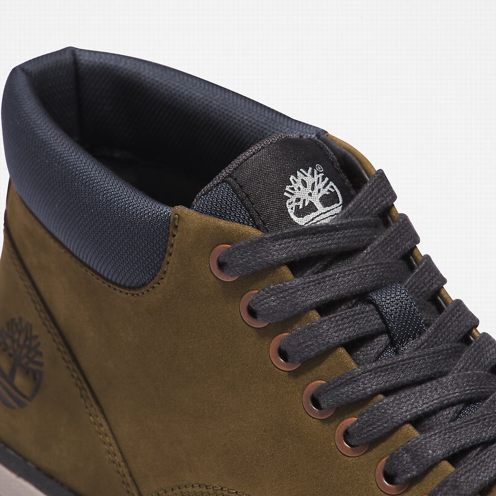 Chukka Čižmy Timberland Bradstreet Leather Chukka Panske Zelene | YM7914623