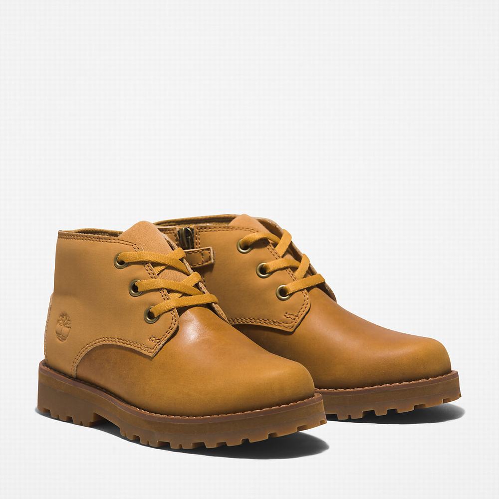 Chukka Čižmy Timberland Courma Chukka Detske Svetlo Hnede | PN4102537