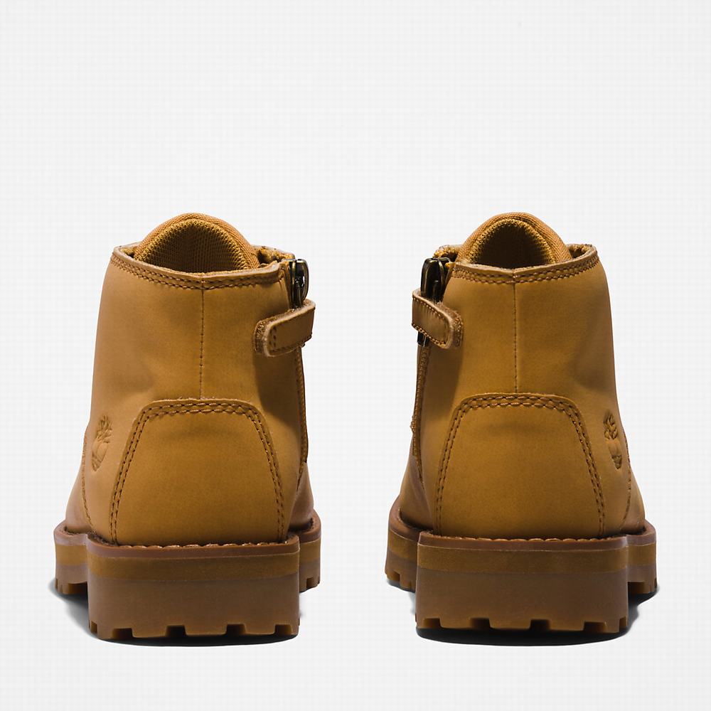 Chukka Čižmy Timberland Courma Chukka Detske Svetlo Hnede | PN4102537